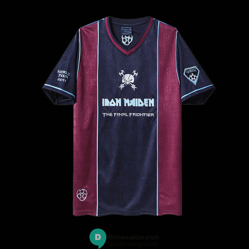 Maglia West Ham United x Iron Maiden Retro Blue 2011/2012