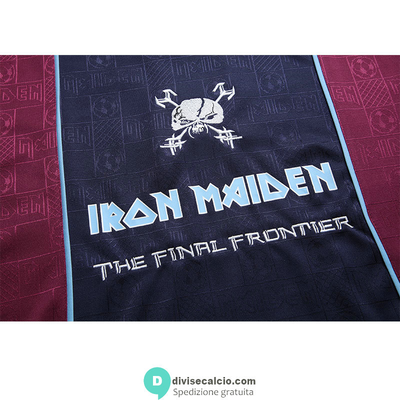 Maglia West Ham United x Iron Maiden Retro Blue 2011/2012