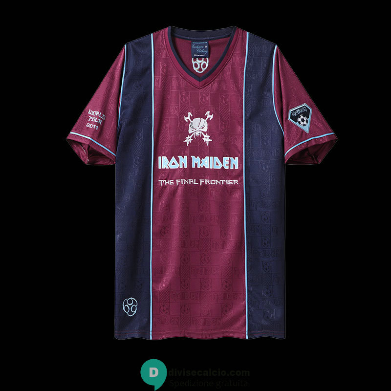 Maglia West Ham United x Iron Maiden Retro Red 2011/2012