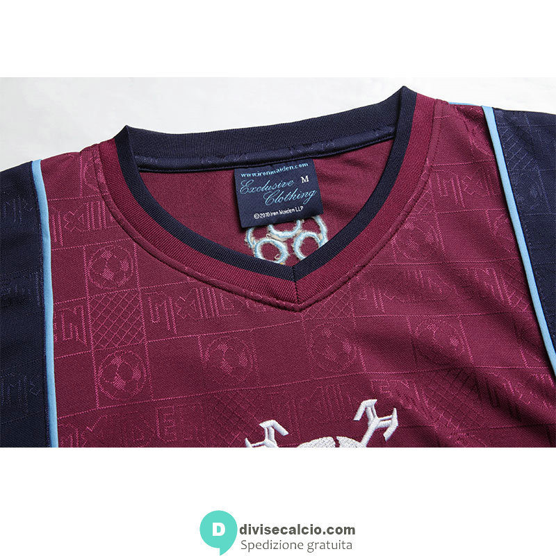 Maglia West Ham United x Iron Maiden Retro Red 2011/2012