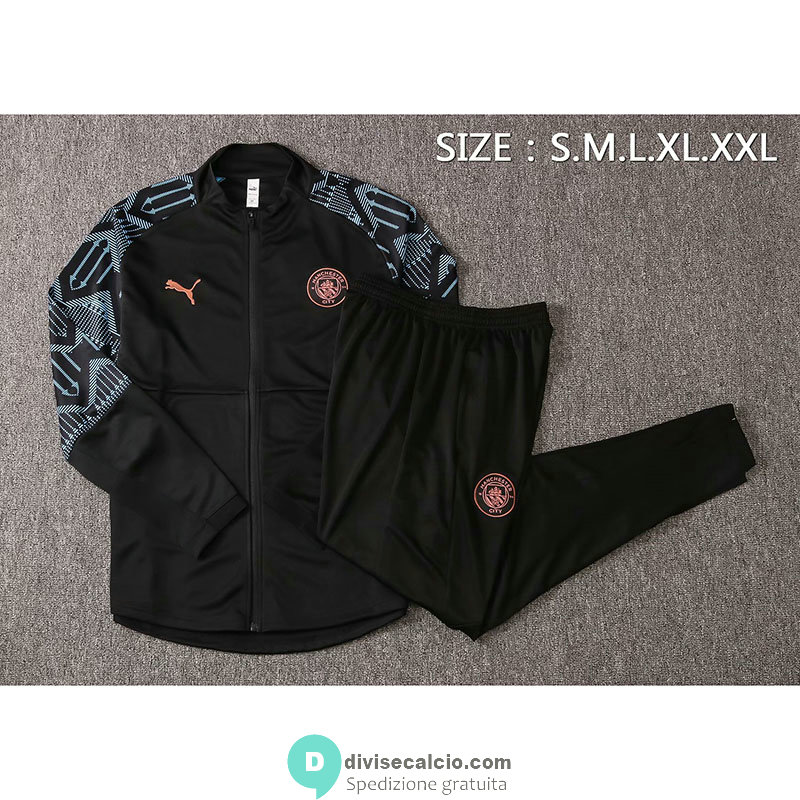 Manchester City Giacca Black + Pantaloni 2020/2021