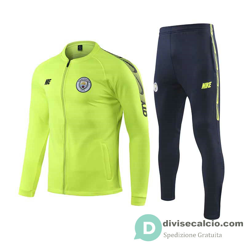 Manchester City Giacca Green + Pantaloni 2019/2020