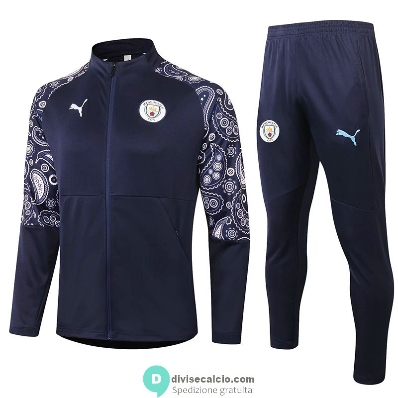 Manchester City Giacca Navy + Pantaloni 2020/2021