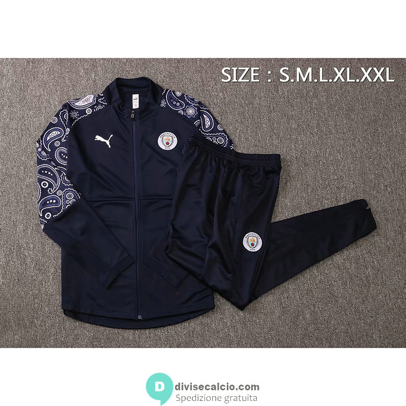 Manchester City Giacca Navy + Pantaloni 2020/2021