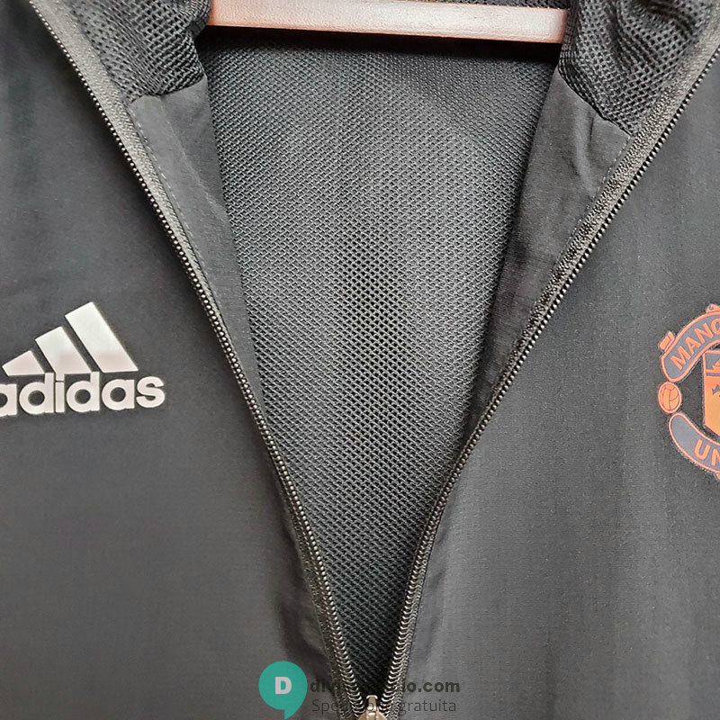 Manchester United Giacca A Vento Black 2020/2021