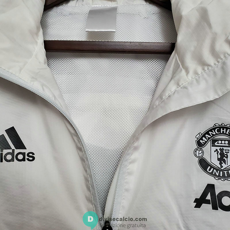 Manchester United Giacca A Vento White 2020/2021