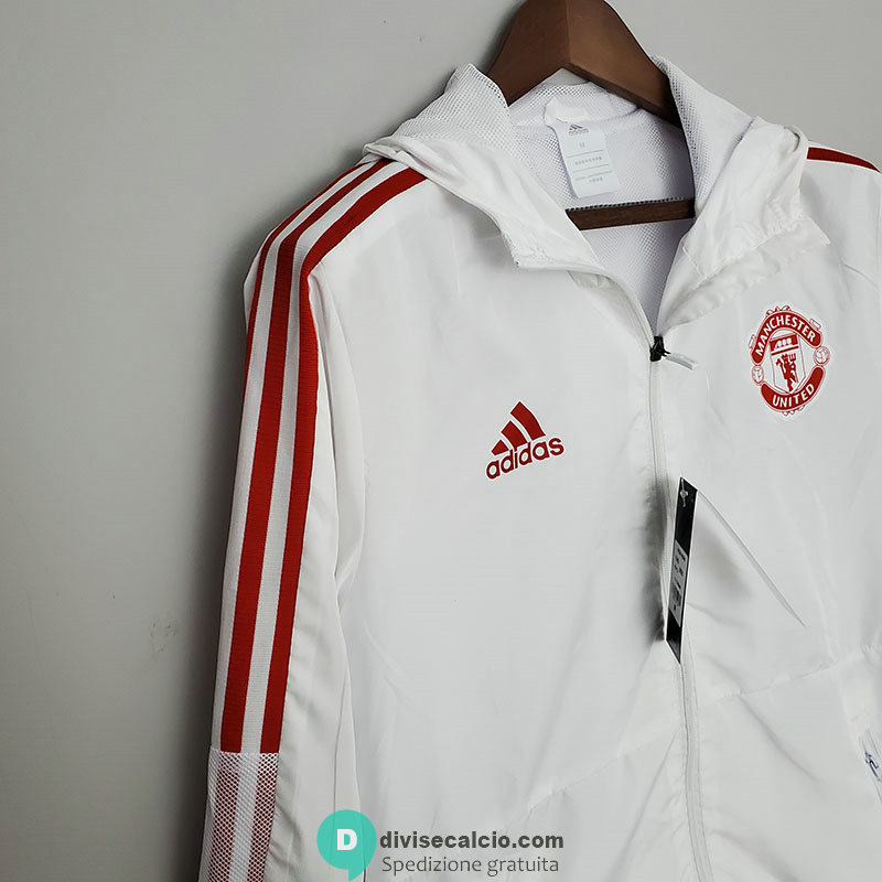 Manchester United Giacca A Vento White I 2022/2023