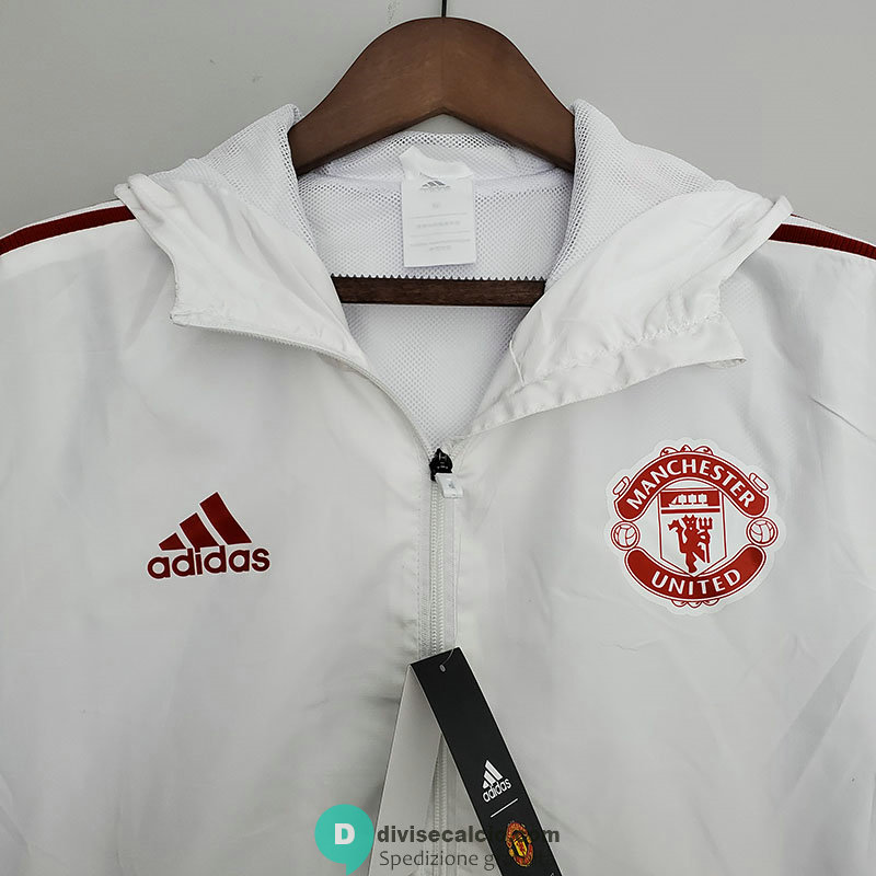 Manchester United Giacca A Vento White I 2022/2023