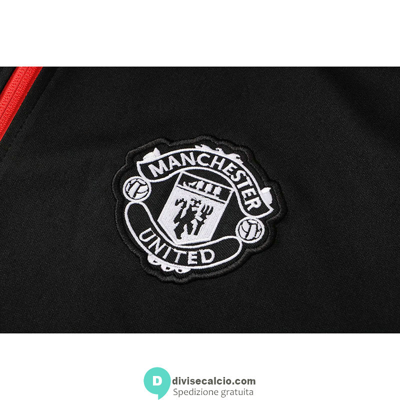 Manchester United Giacca Black III + Pantaloni Black 2021/2022