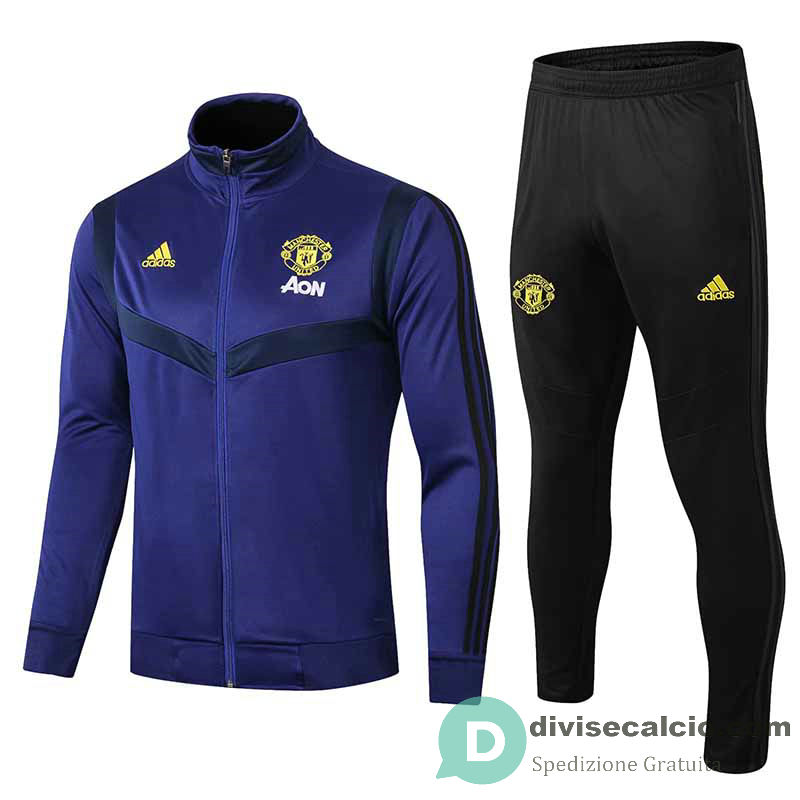 Manchester United Giacca Blue + Pantaloni 2019/2020