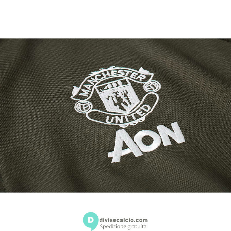 Manchester United Giacca Green + Pantaloni 2020/2021