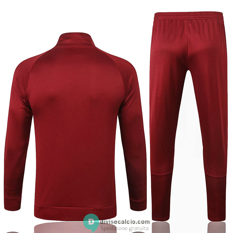 Manchester United Giacca Red + Pantaloni Red 2020/2021