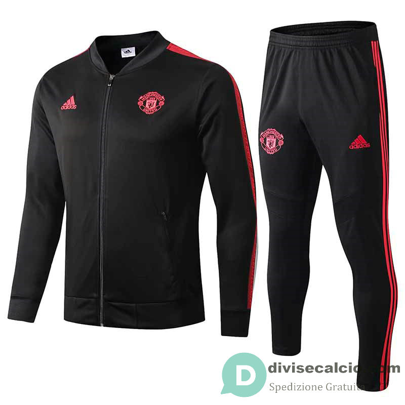 Manchester United Giacca Red Black + Pantaloni 2019/2020