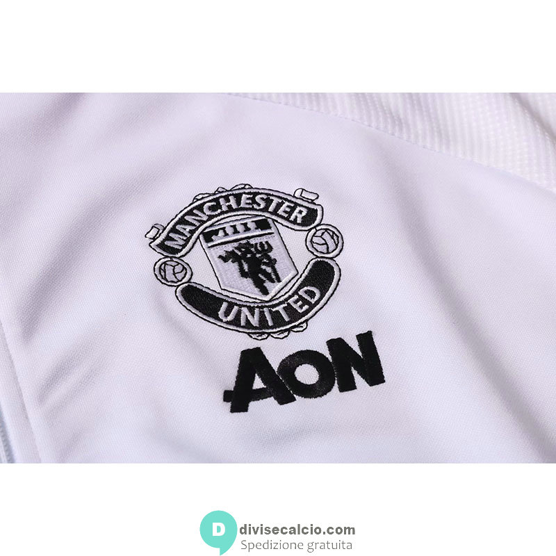 Manchester United Giacca White + Pantaloni 2020/2021