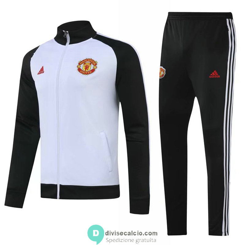 Manchester United Giacca White Black + Pantaloni 2020/2021