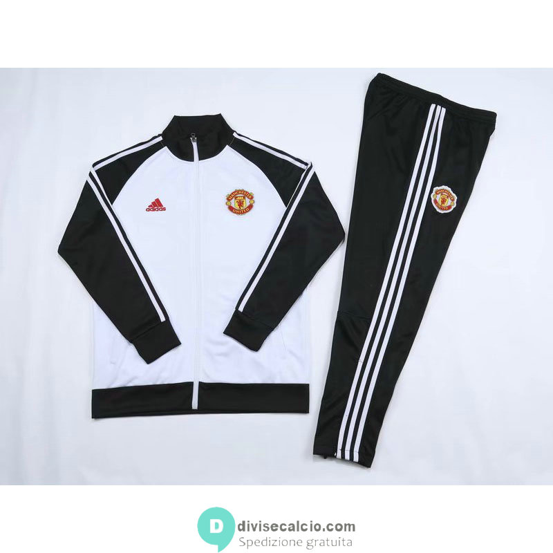 Manchester United Giacca White Black + Pantaloni 2020/2021