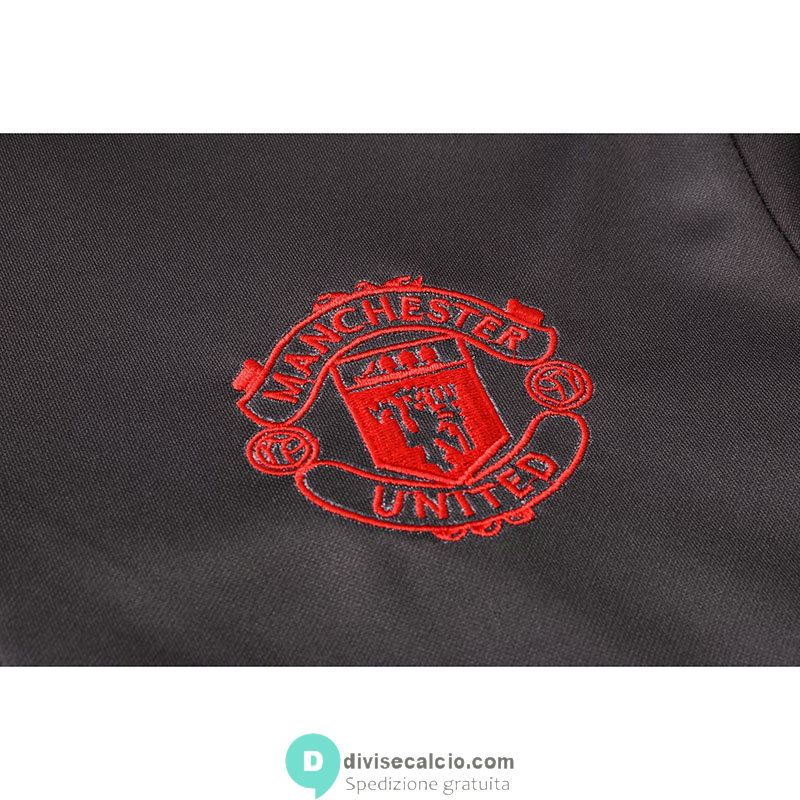 Manchester United x Humanrace Formazione Felpa Grey+ Pantaloni 2020/2021