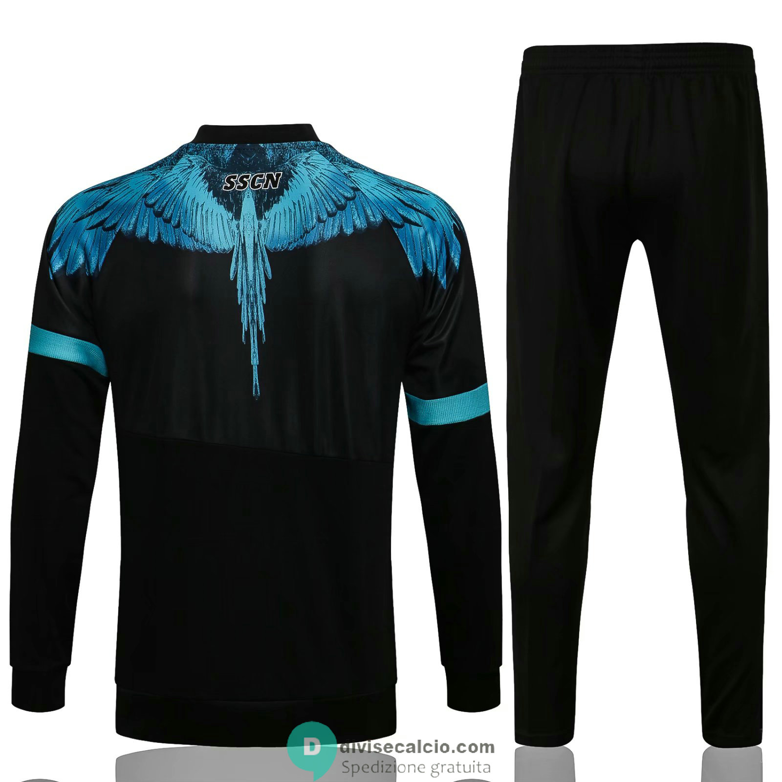 Napoli Kappa x Marcelo Burlon Giacca Black + Pantaloni Black 2021/2022