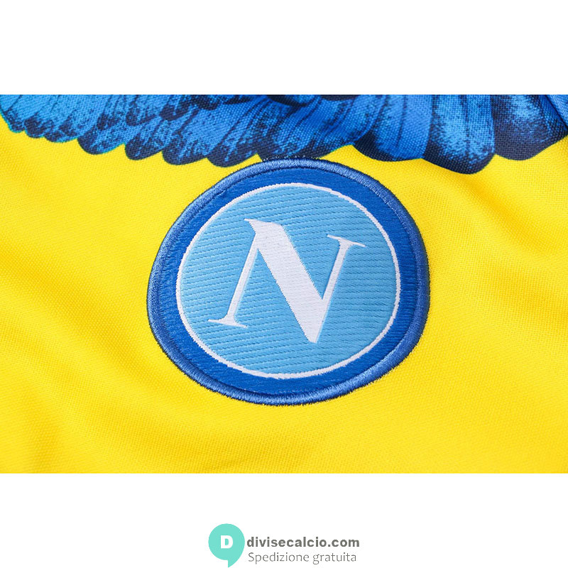 Napoli Kappa x Marcelo Burlon Giacca Yellow + Pantaloni 2021/2022