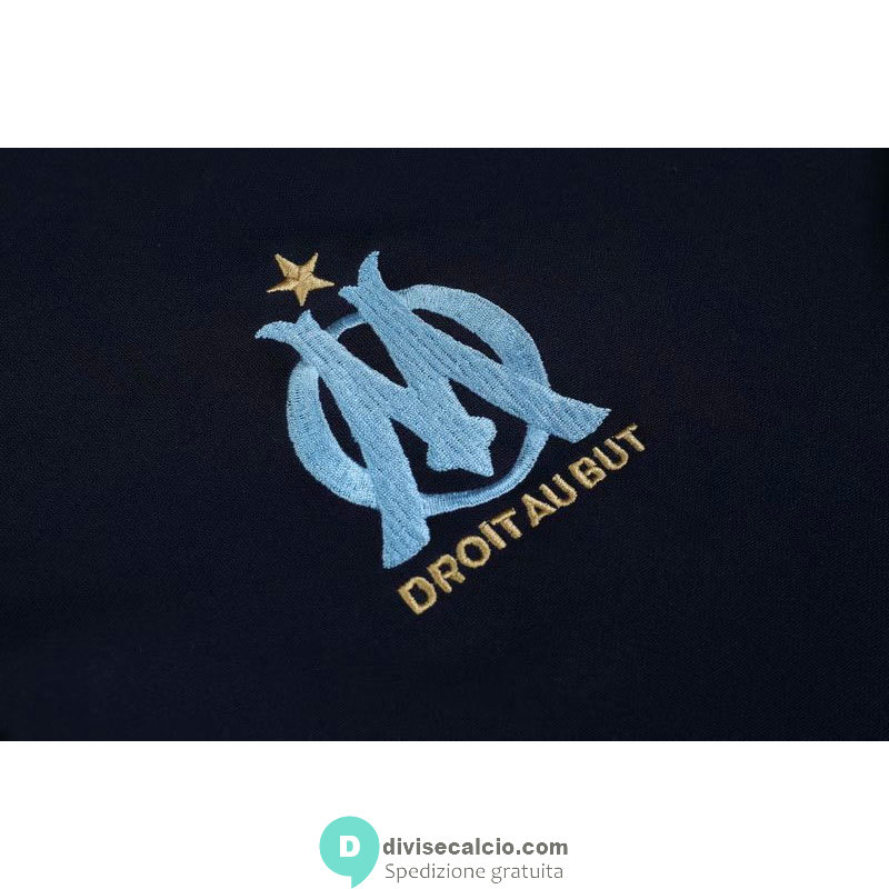 Olympique Marseille Formazione Felpa Navy + Pantaloni 2020/2021