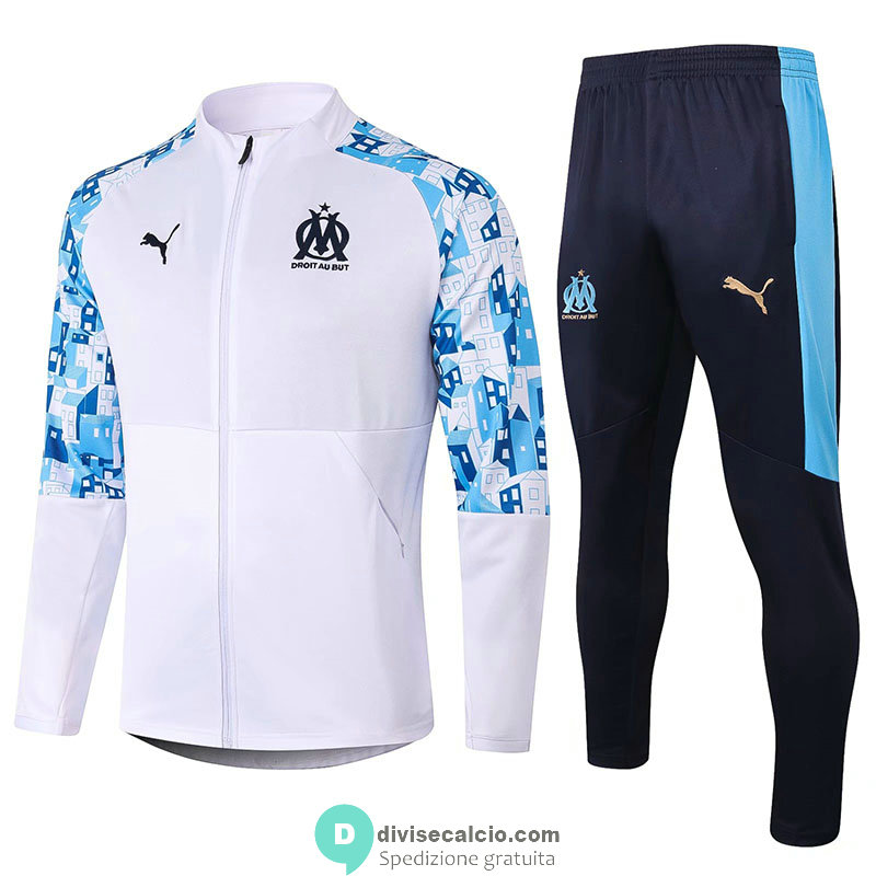 Olympique Marseille Giacca White + Pantaloni 2020/2021