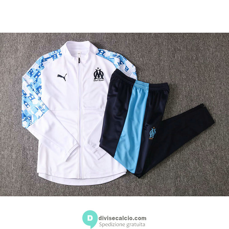 Olympique Marseille Giacca White + Pantaloni 2020/2021