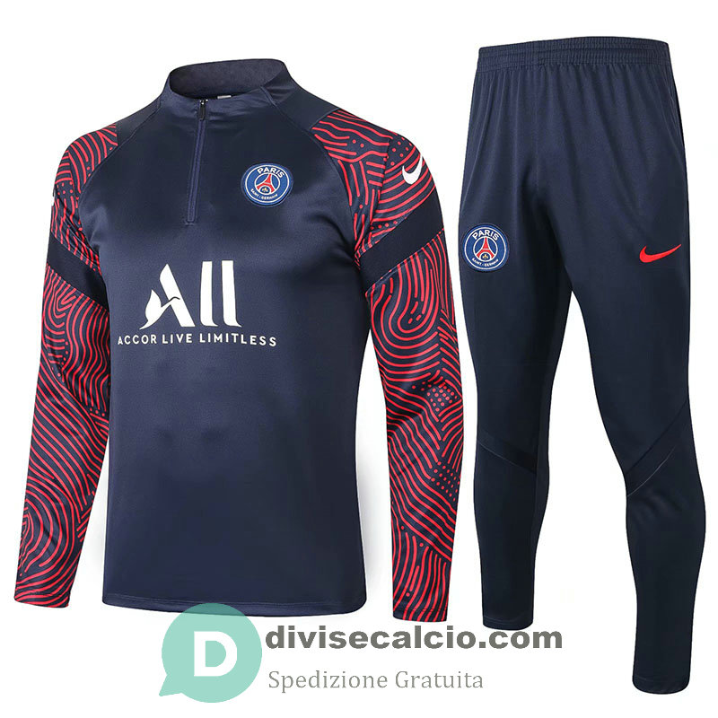 PSG Formazione Felpa Navy + Pantaloni 2020/2021