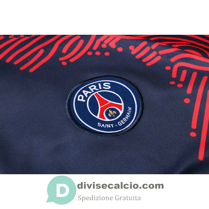 PSG Formazione Felpa Navy Red + Pantaloni 2020/2021