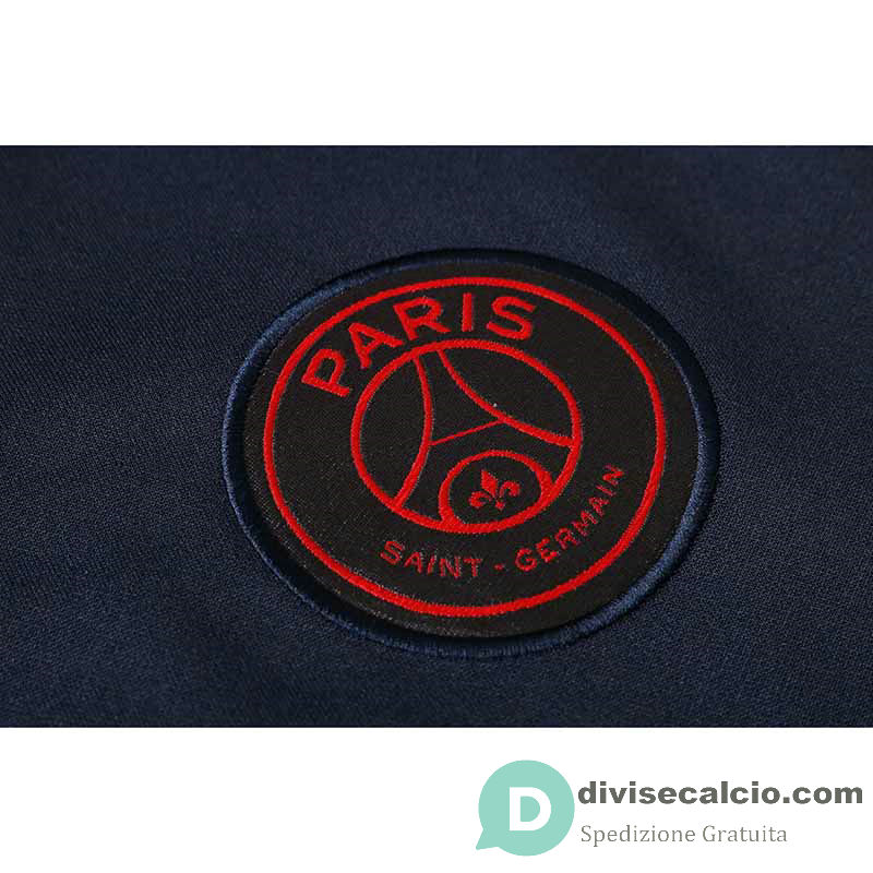 PSG Giacca Cappuccio Blue + Pantaloni 2019/2020