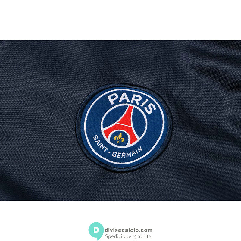 PSG Giacca Cappuccio Royal + Pantaloni Royal 2021/2022