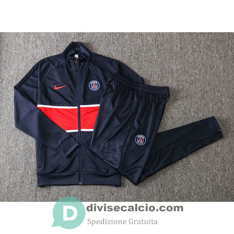 PSG Giacca Navy Red + Pantaloni 2020/2021