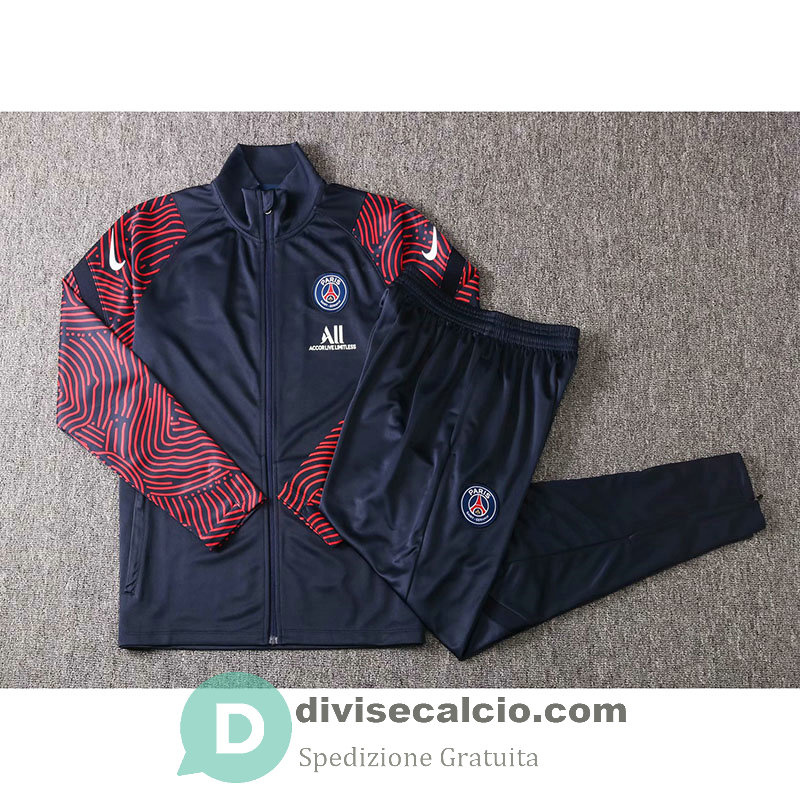 PSG Giacca Red Navy + Pantaloni 2020/2021