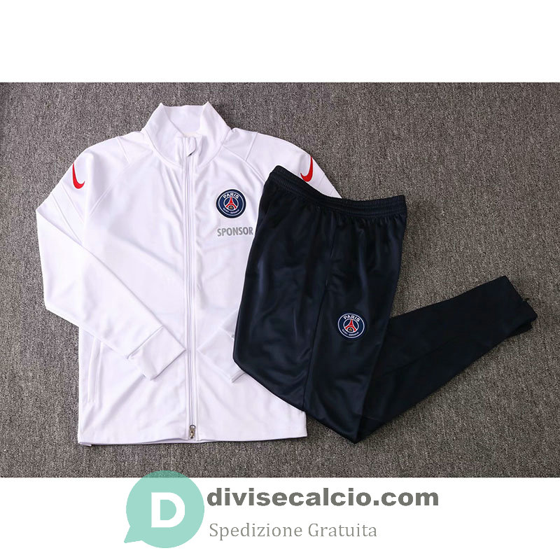 PSG Giacca White + Pantaloni 2020/2021