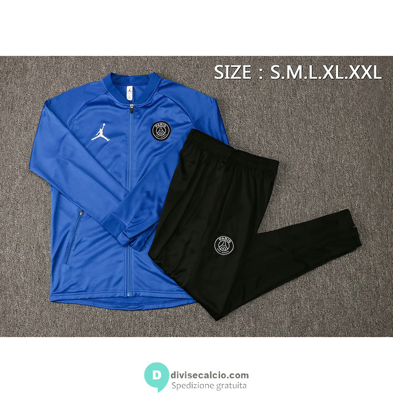 PSG x Jordan Giacca Blue + Pantaloni Black 2021/2022