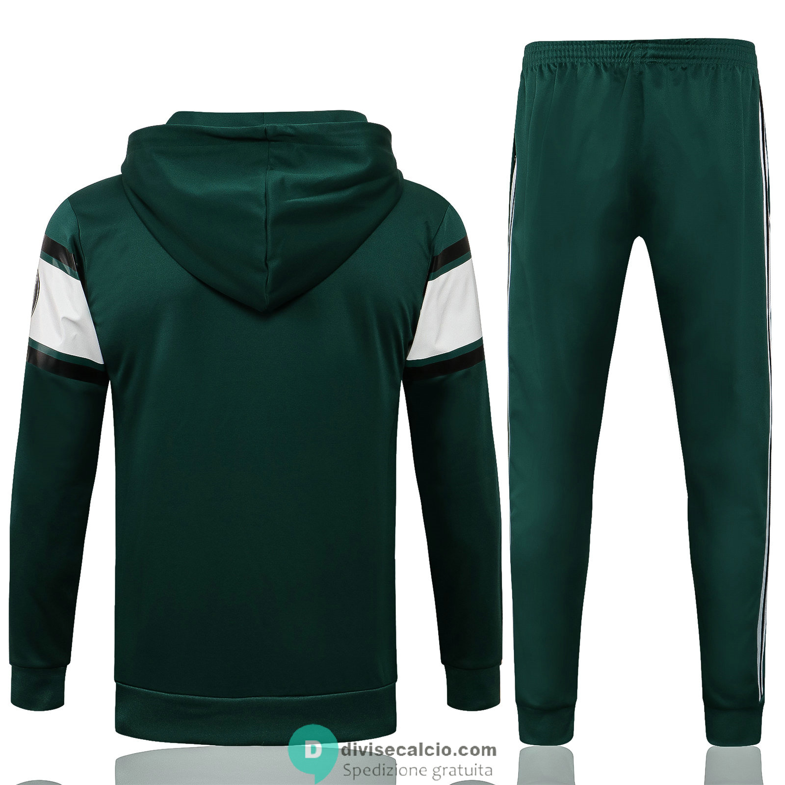 PSG x Jordan Felpa Cappuccio Green+ Pantaloni 2021/2022