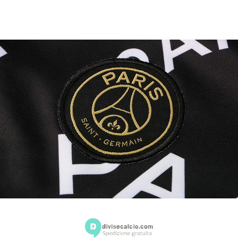 PSG x Jordan Giacca Cappuccio PARIS + Pantaloni Black 2021/2022