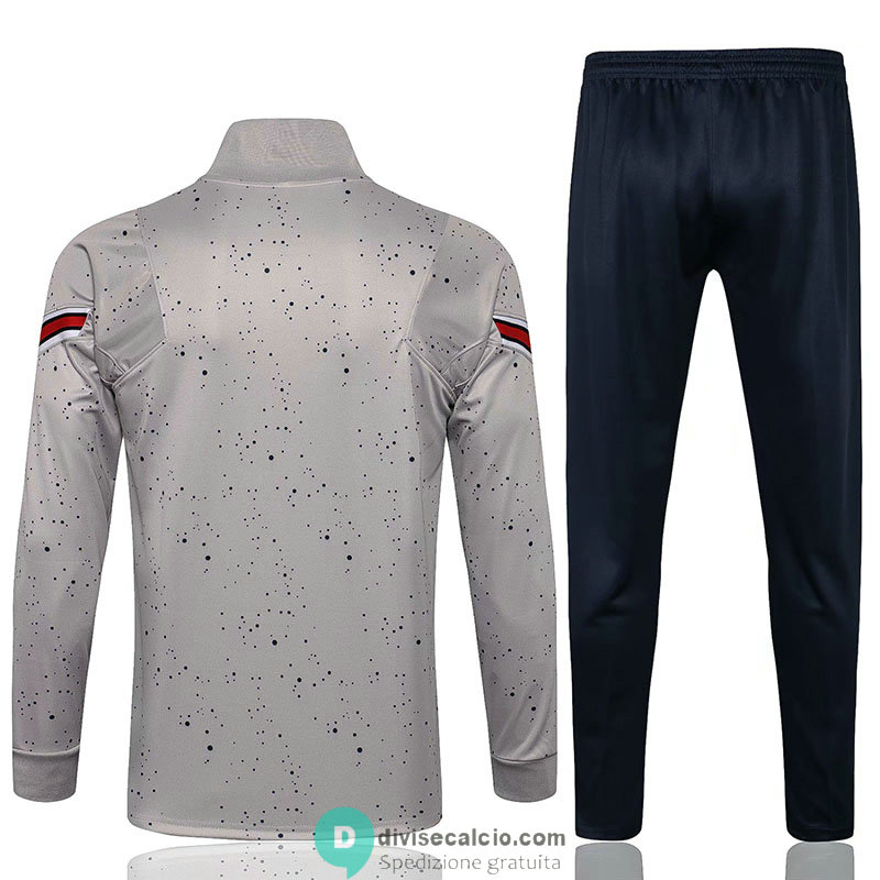 PSG x Jordan Giacca Grey Spots + Pantaloni Navy 2021/2022