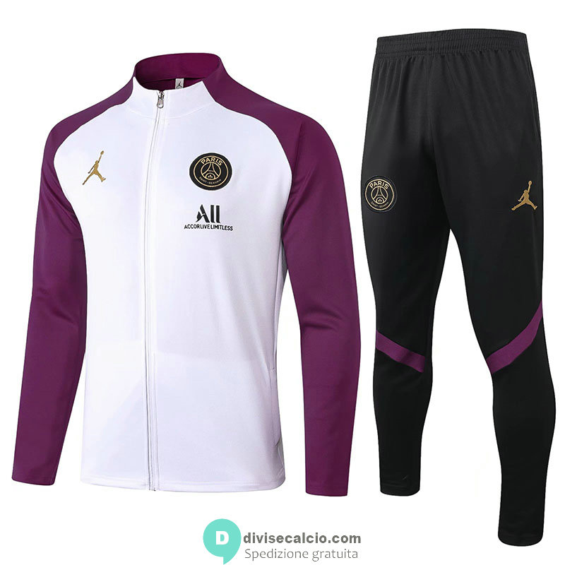 PSG x Jordan Giacca Purple + Pantaloni 2020/2021