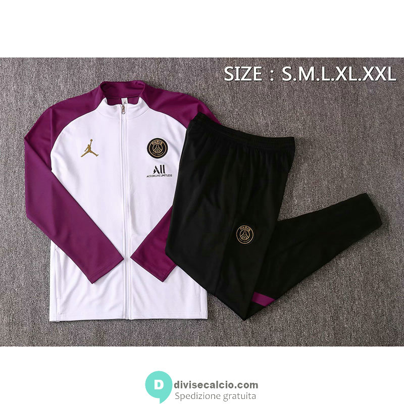 PSG x Jordan Giacca Purple + Pantaloni 2020/2021