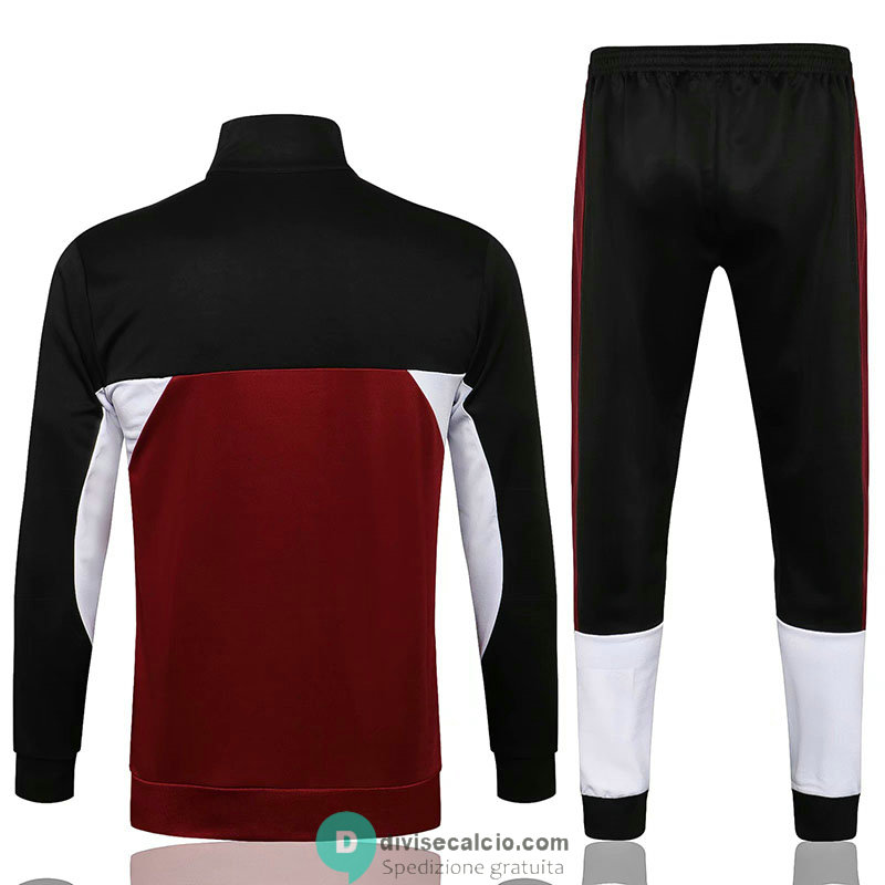 PSG x Jordan Giacca Red White Black + Pantaloni Black 2021/2022