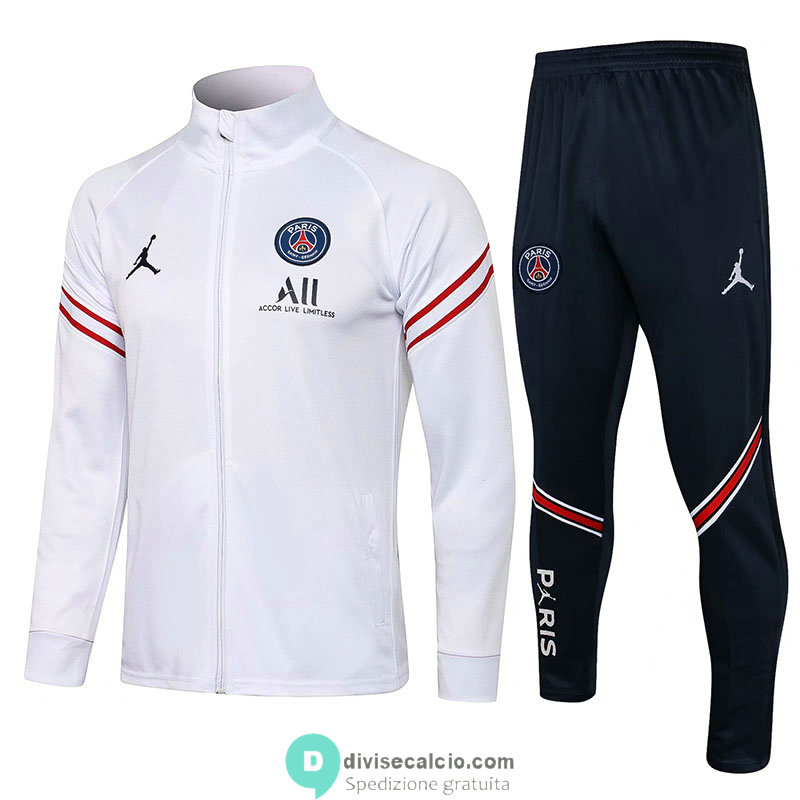 PSG x Jordan Giacca White I + Pantaloni Navy 2021/2022