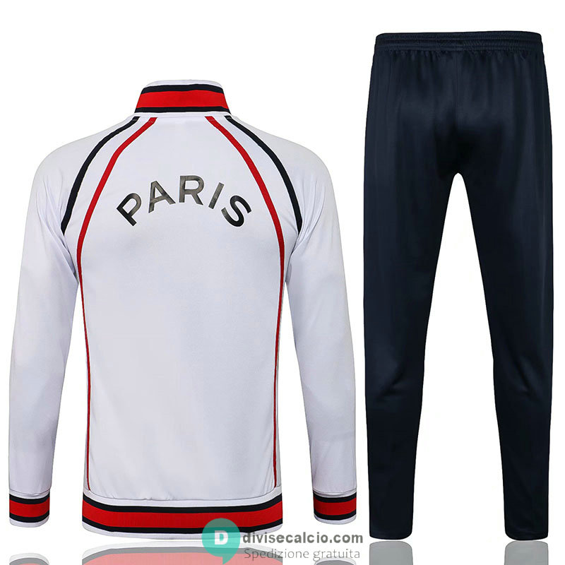 PSG x Jordan Giacca White III + Pantaloni Navy 2021/2022