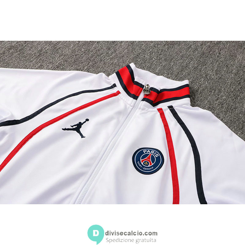 PSG x Jordan Giacca White III + Pantaloni Navy 2021/2022