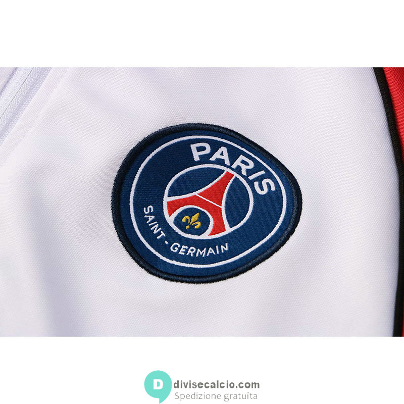 PSG x Jordan Giacca White Navy + Pantaloni Navy 2021/2022
