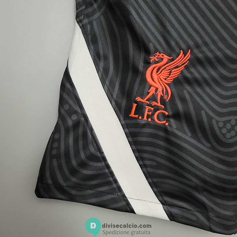 Pantaloncini Liverpool Black White 2020/2021
