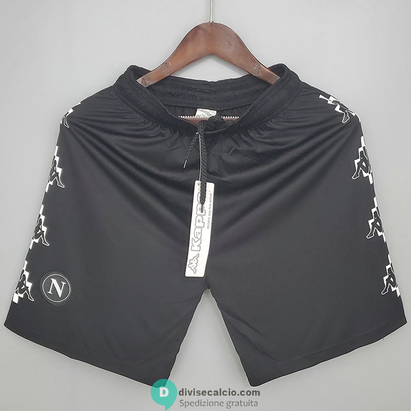 Pantaloncini Napoli Kappa x Marcelo Burlon Black 2021/2022