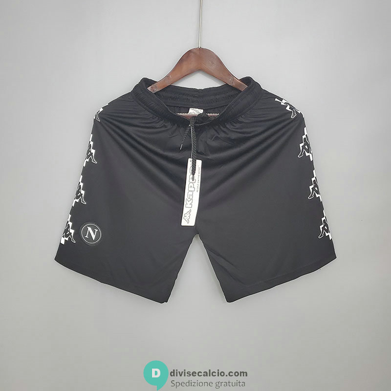 Pantaloncini Napoli Kappa x Marcelo Burlon Black 2021/2022