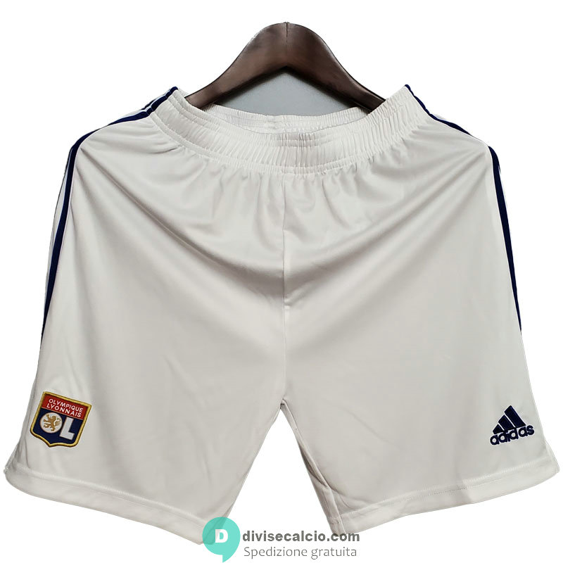 Pantaloncini Olympique Lyonnais White 2020/2021