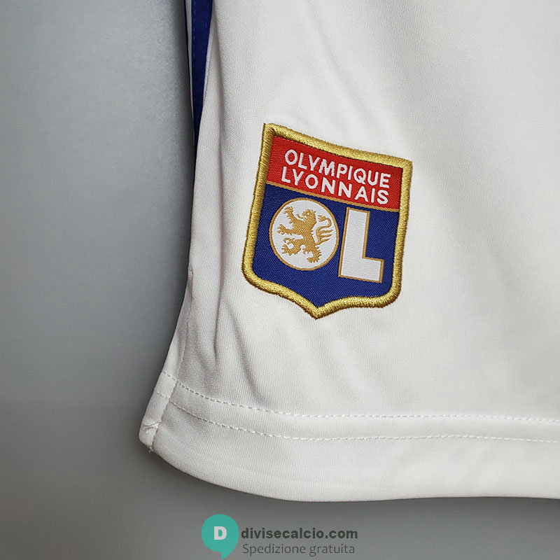 Pantaloncini Olympique Lyonnais White 2020/2021