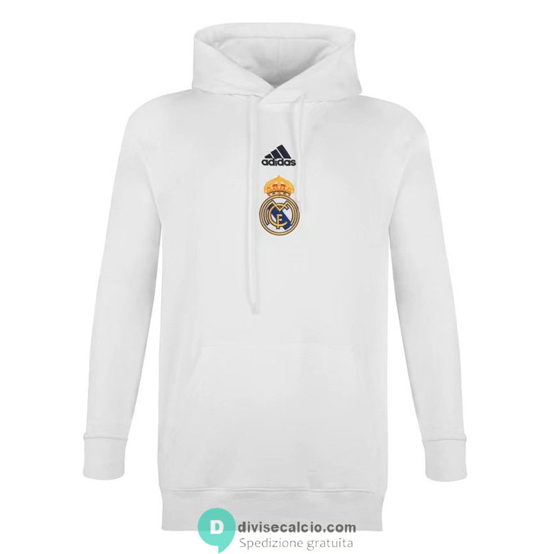 Real Madrid Felpa Cappuccio White 2020/2021